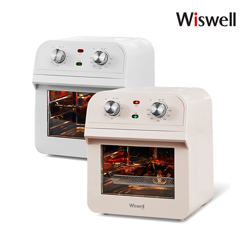 [Wiswell] 위즈웰 보이는 에어프라이어 10L 아이쿡S_WA8010G_라이트그레이