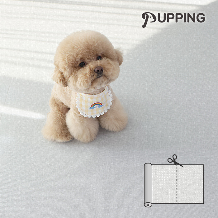 [PUPPING] 퍼핑 셀프시공 미끄럼방지 롤매트 (140x700x0.8cm)_린넨그레이