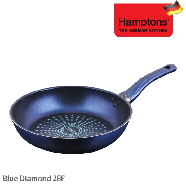 [Hamptons] 햄튼 BLUE 단조 인덕션 열센서 프라이팬 28cm